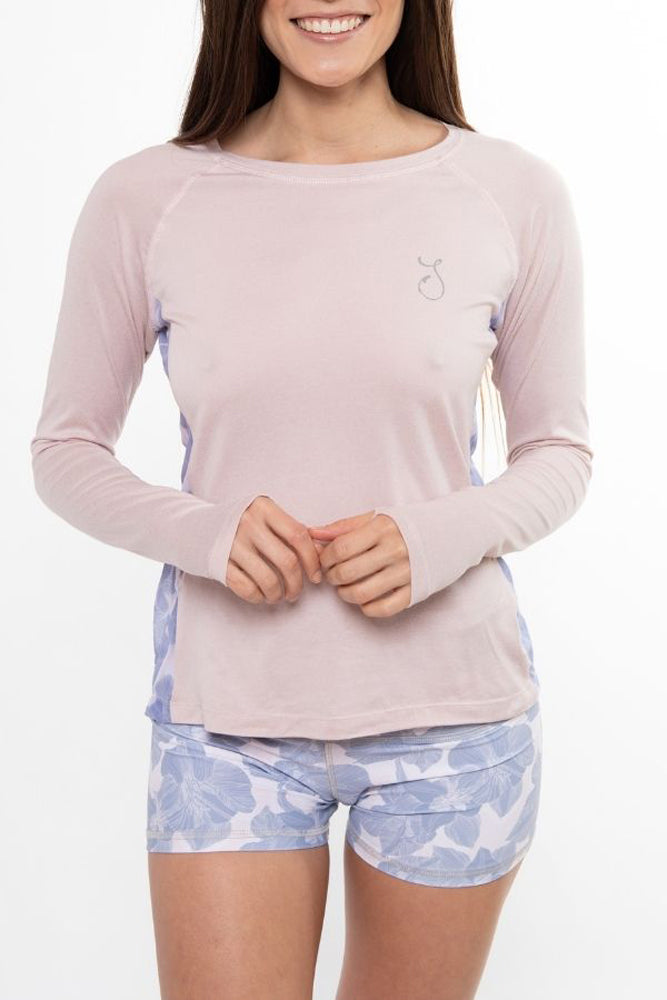 Reel Skipper Flowy Performance Top Pearl Pink L