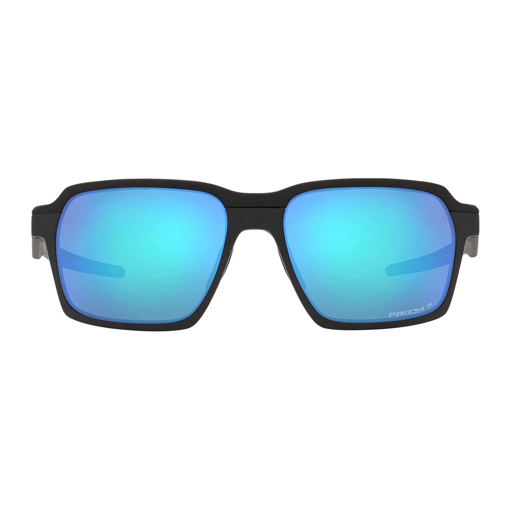Oakley Parlay Polarized Sunglasses Steel Prizim Sapphire Square