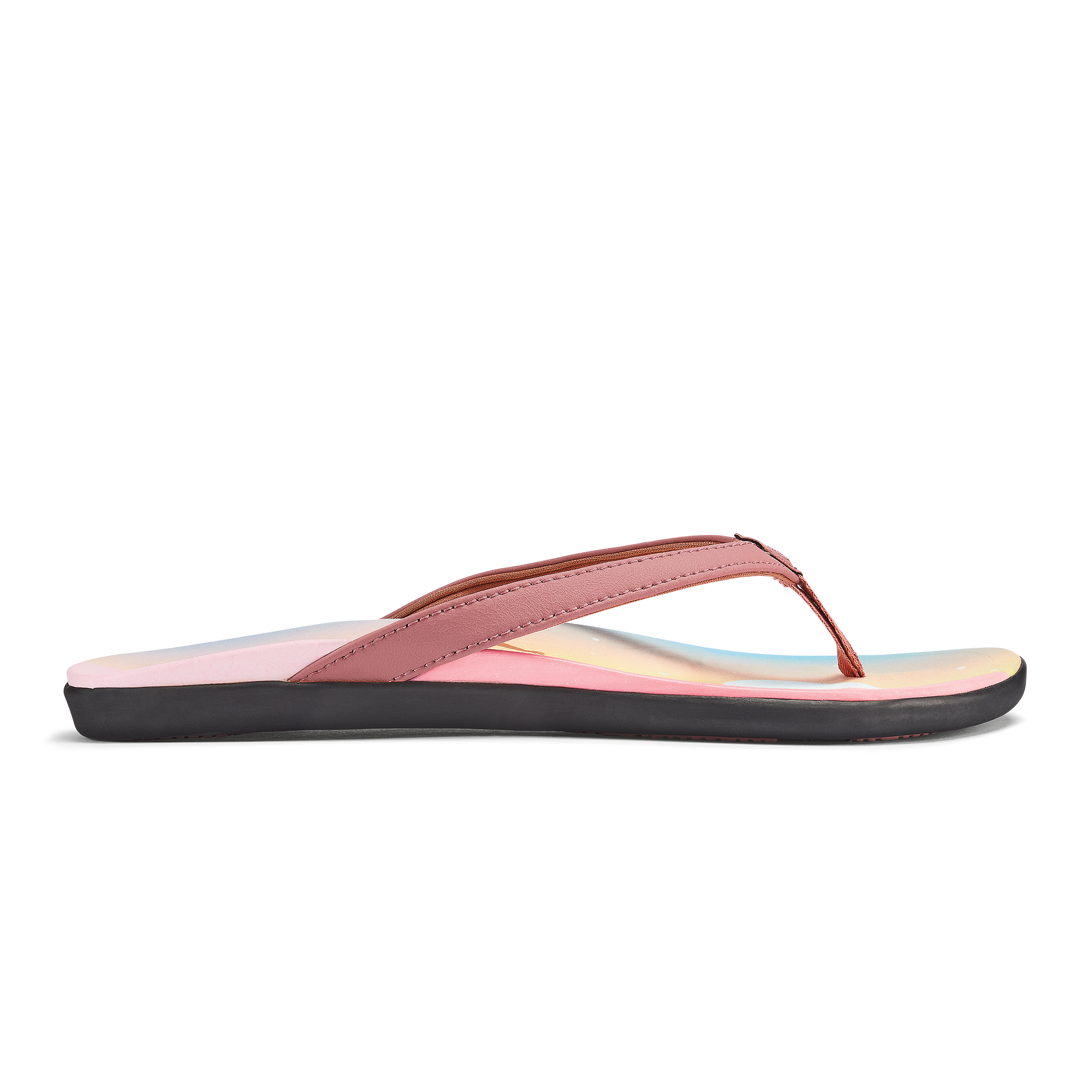 Olukai Ho Opio Pae Womens Sandal AV7Q-Ash Rose-Pae 6