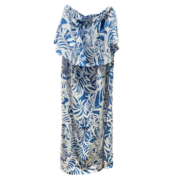 Santiki Brinley Dress  Blue/White XS