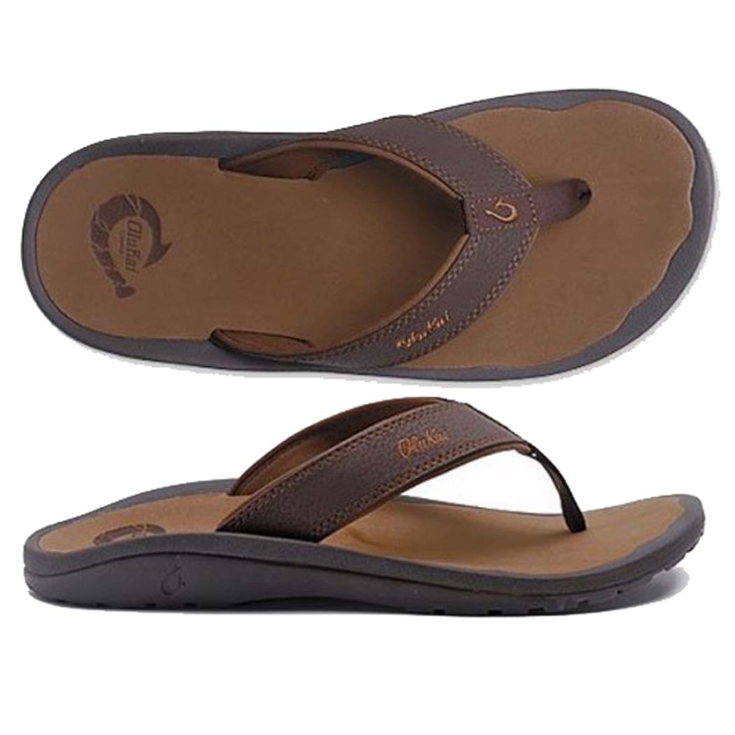Olukai Ohana Mens Sandal 4827-Dark Java-Ray 12