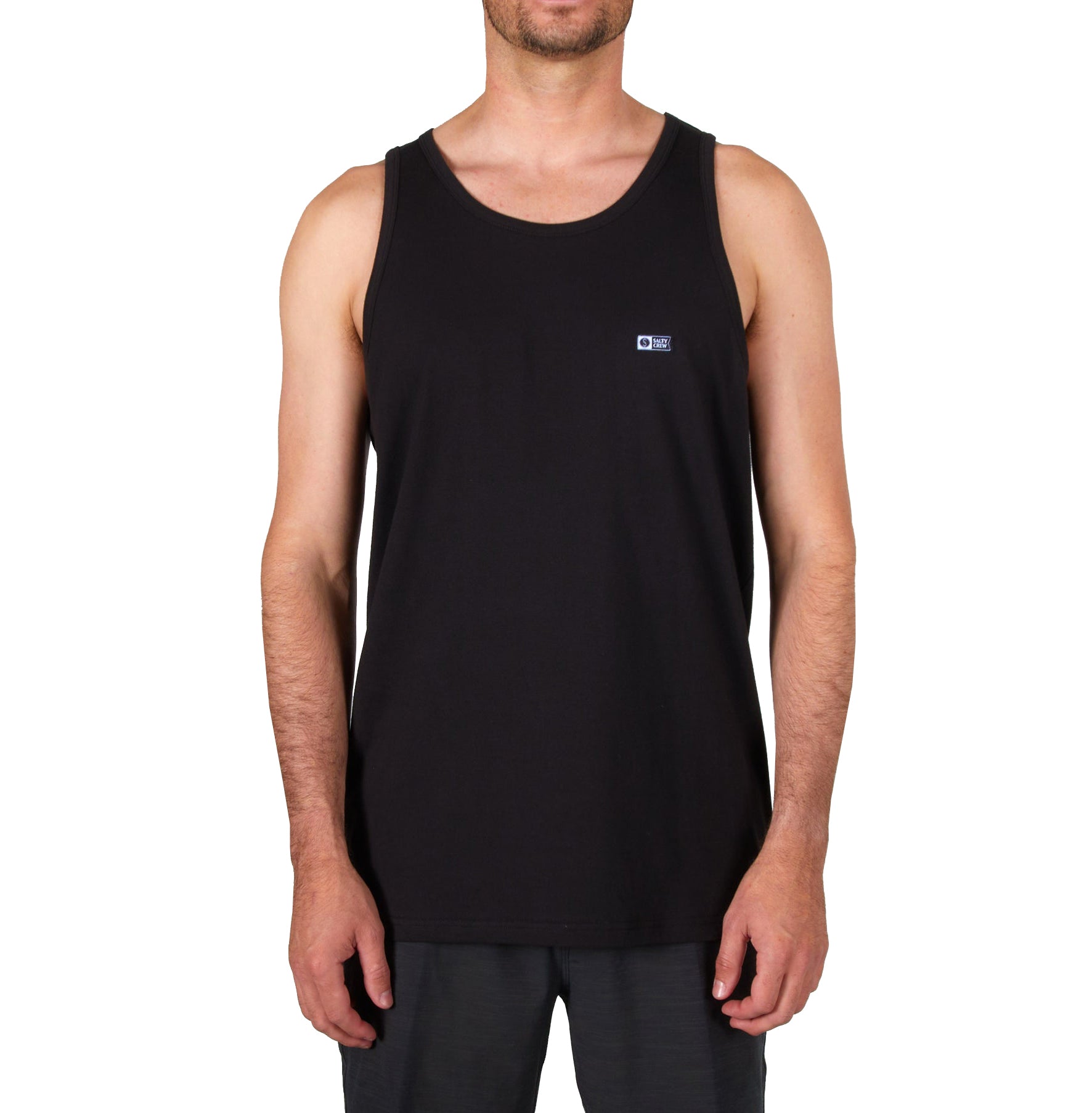 Salty Crew Bare Bones Tank Top Black M