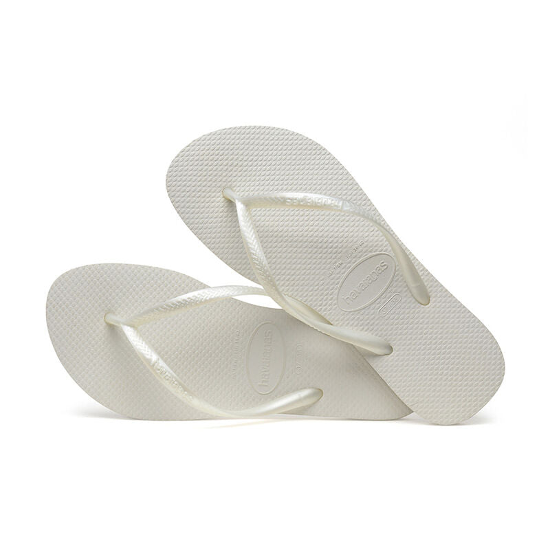 Havaianas Slim Womens Sandal 0001-White 6