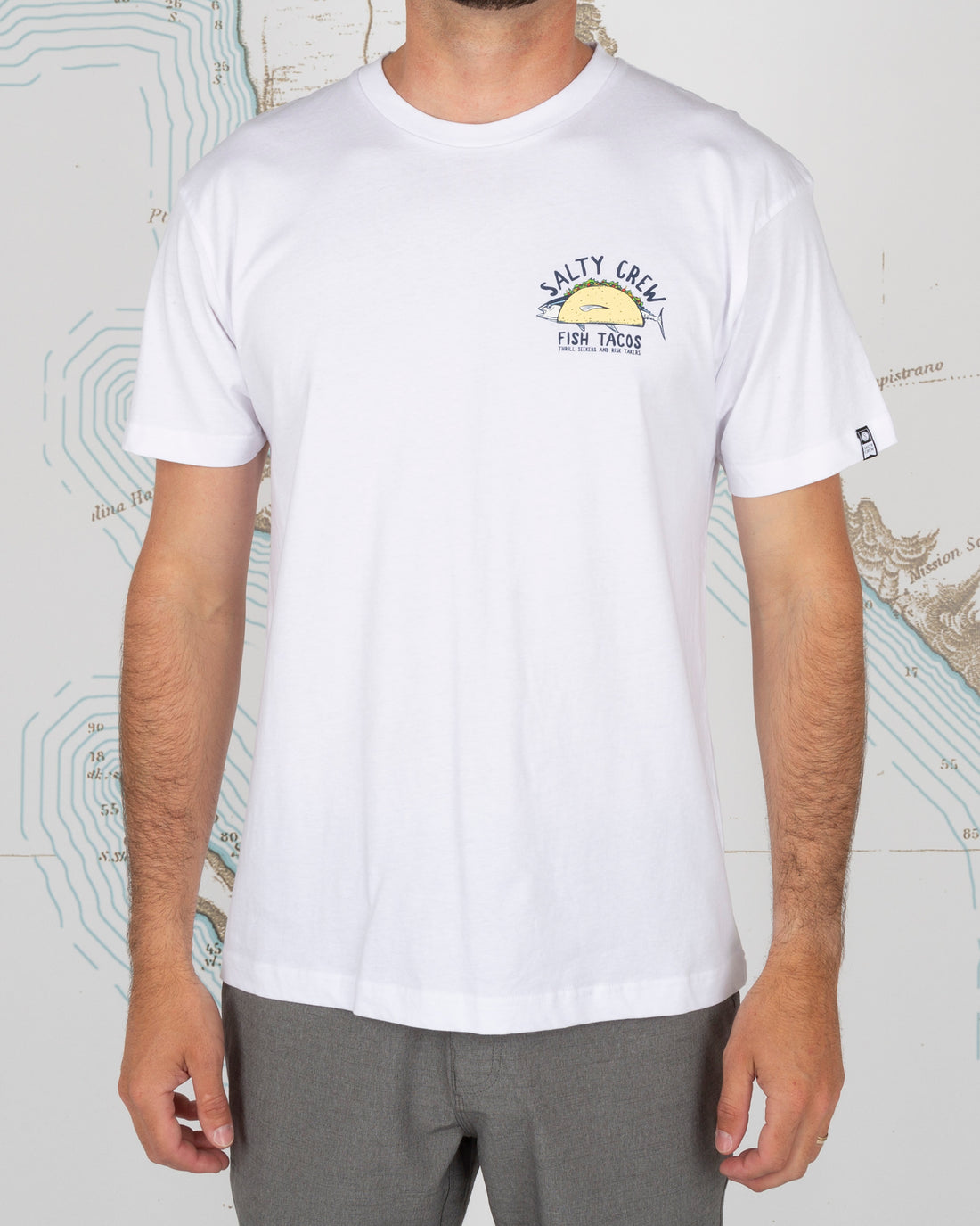 Salty Crew Baja Fresh Premium SS Tee White XL
