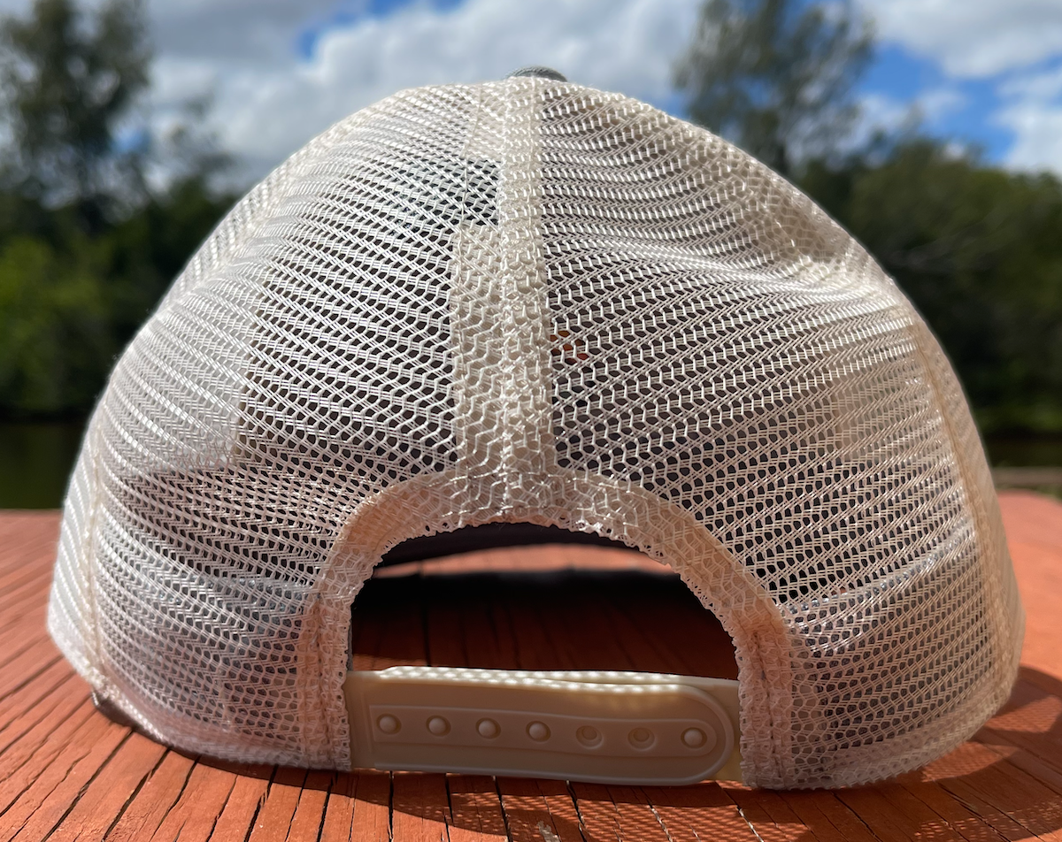 Island Water Sports Sunrise Palm Trucker Hat Quarry OS