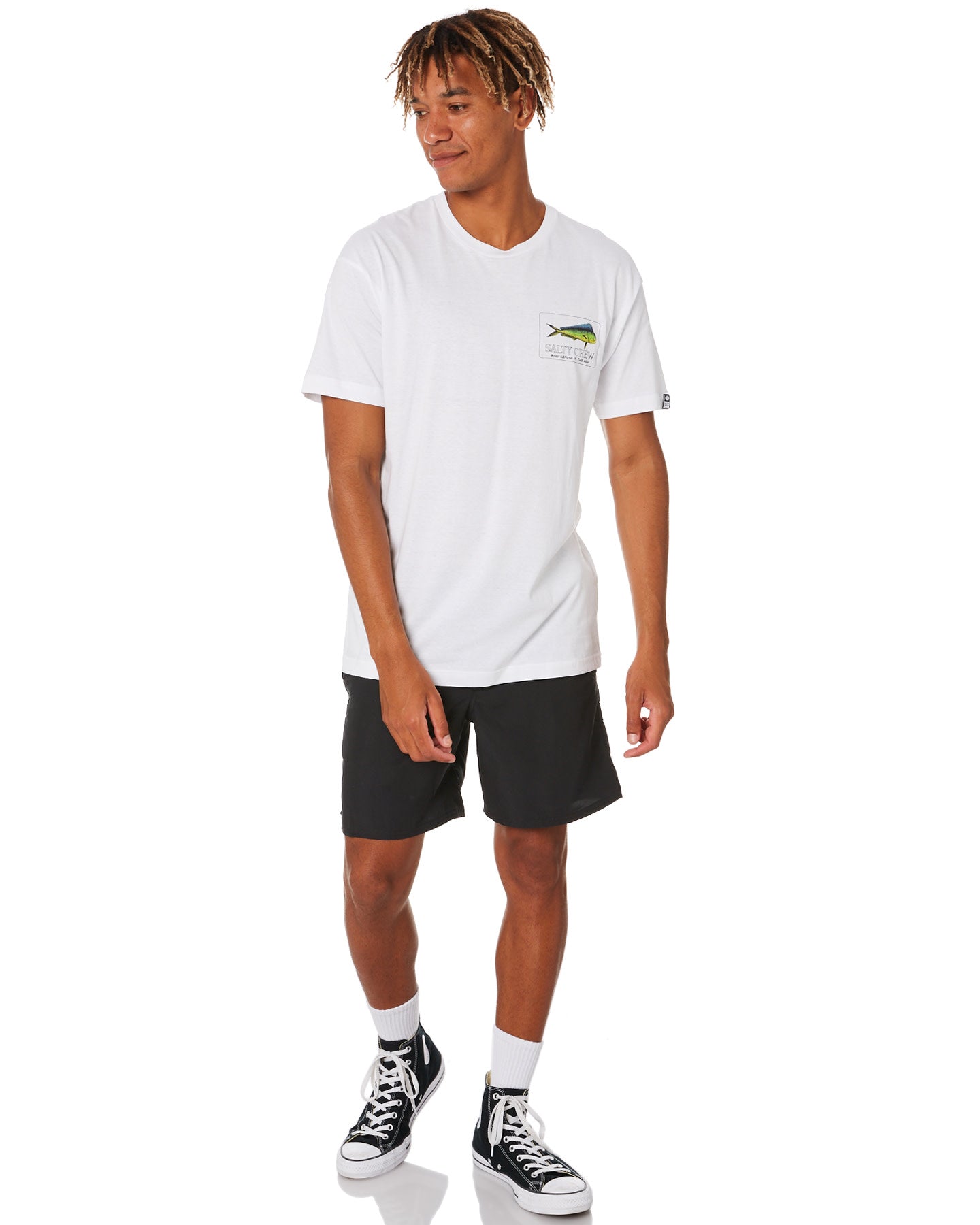 Salty Crew El Dorado SS Tee White L