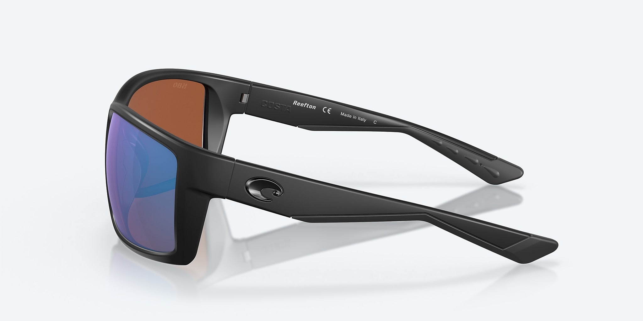 Costa Del Mar Reefton Polarized Sunglasses Blackout GreenMirror 580G