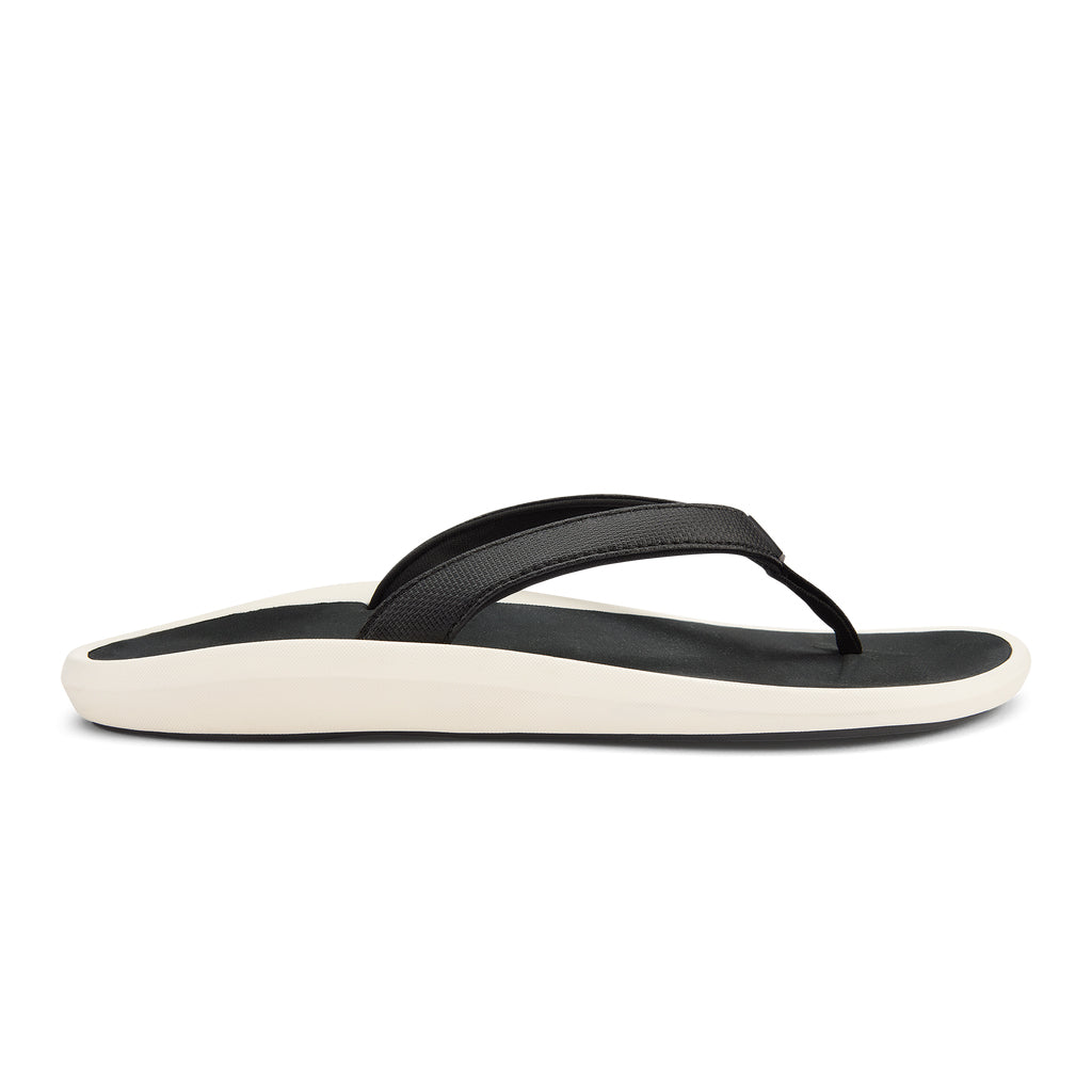 Olukai Pi oe Womens Sandal 406C-Black-Dark Shadow 11