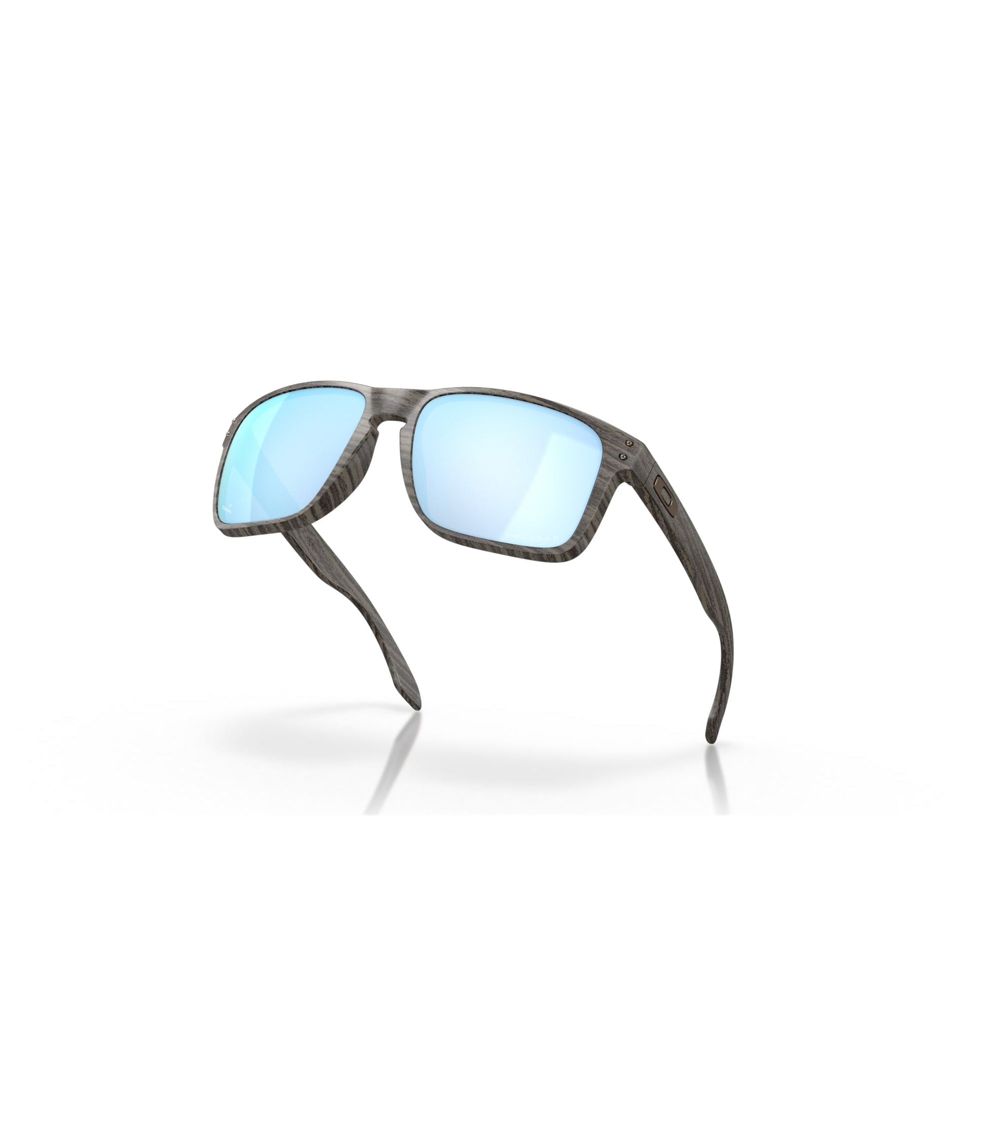 Oakley Holbrook XL Polarized Sunglasses Woodgrain PrizmDeepWater Square