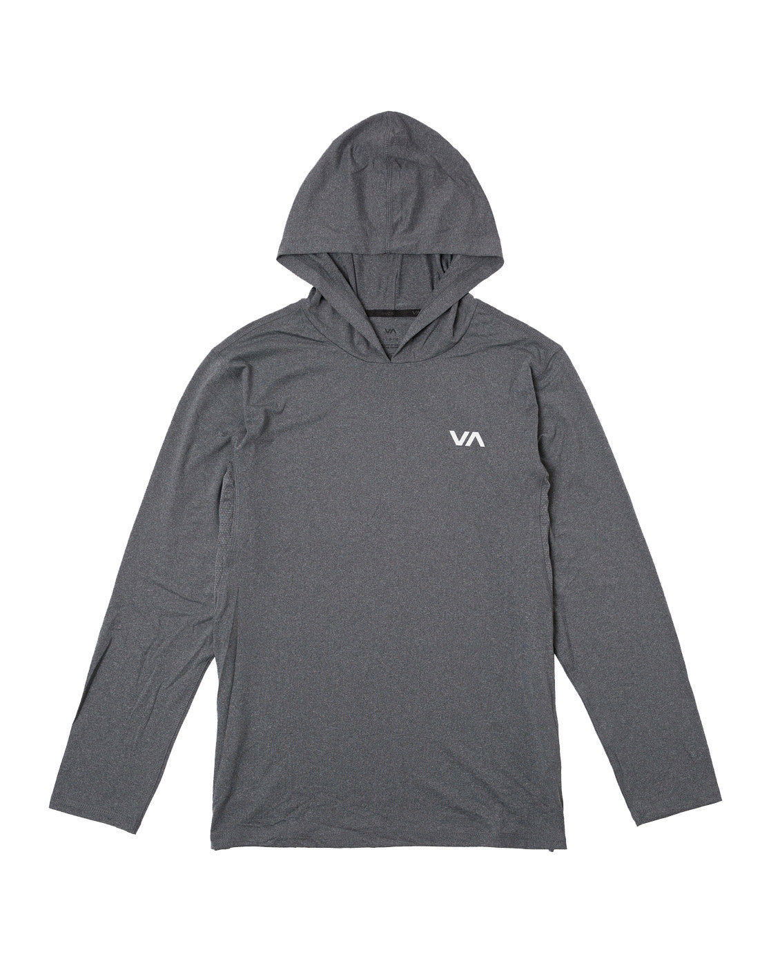 RVCA Sport Vent LS Hood CCH-Charcoal Heather S