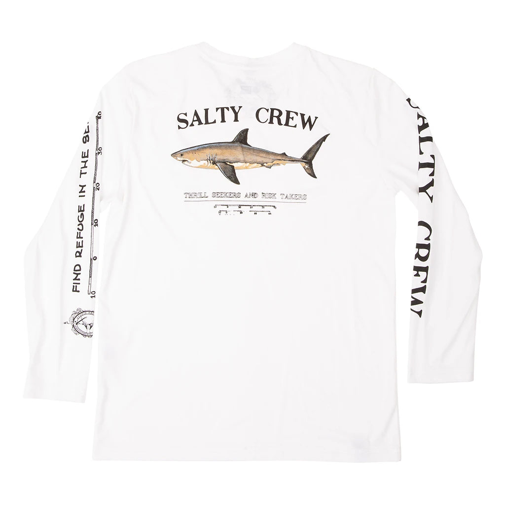 Salty Crew Bruce LS Tech Tee White XL