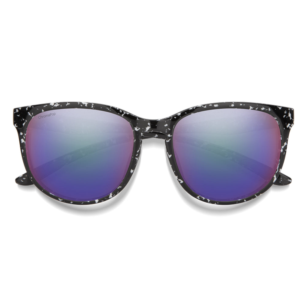 Smith Lake Shasta polarized Sunglasses BlackMarble VioletMirror