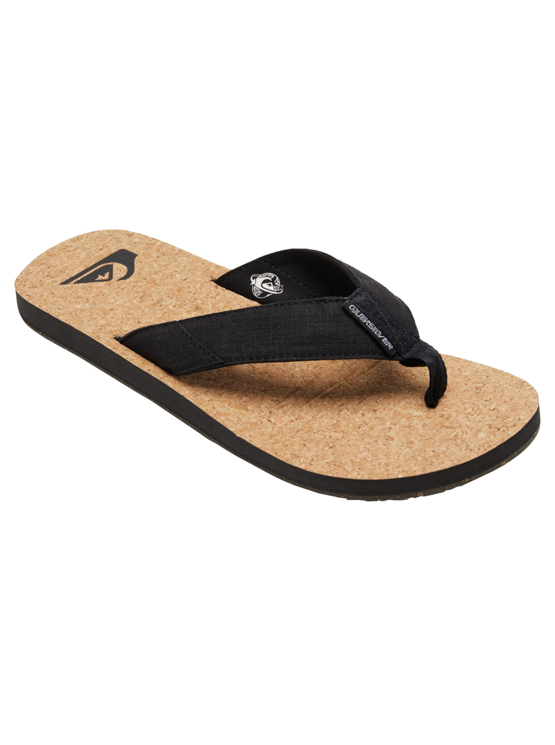 Quiksilver Molokai Abyss Natural Mens Sandal XKCC-Black-Brown-Brown 12