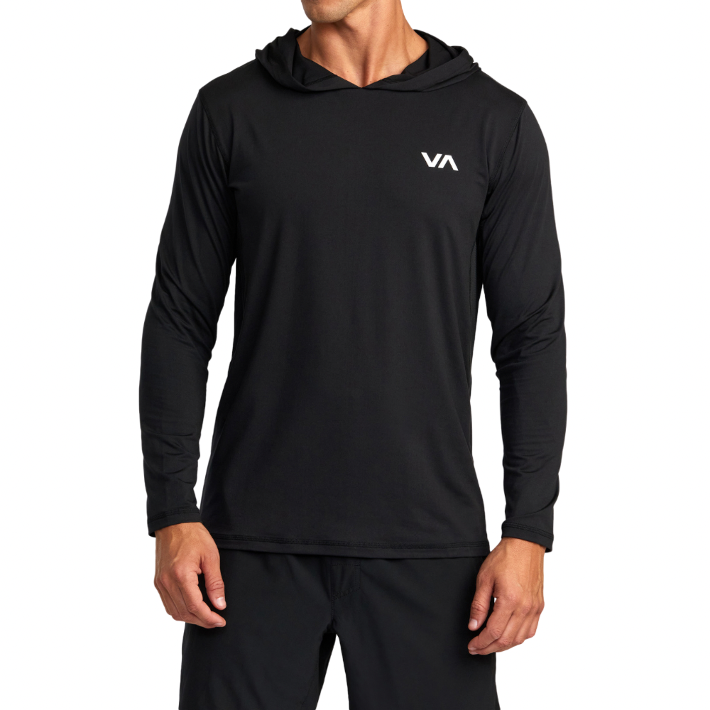 RVCA Sport Vent LS Hood BLK-Black M