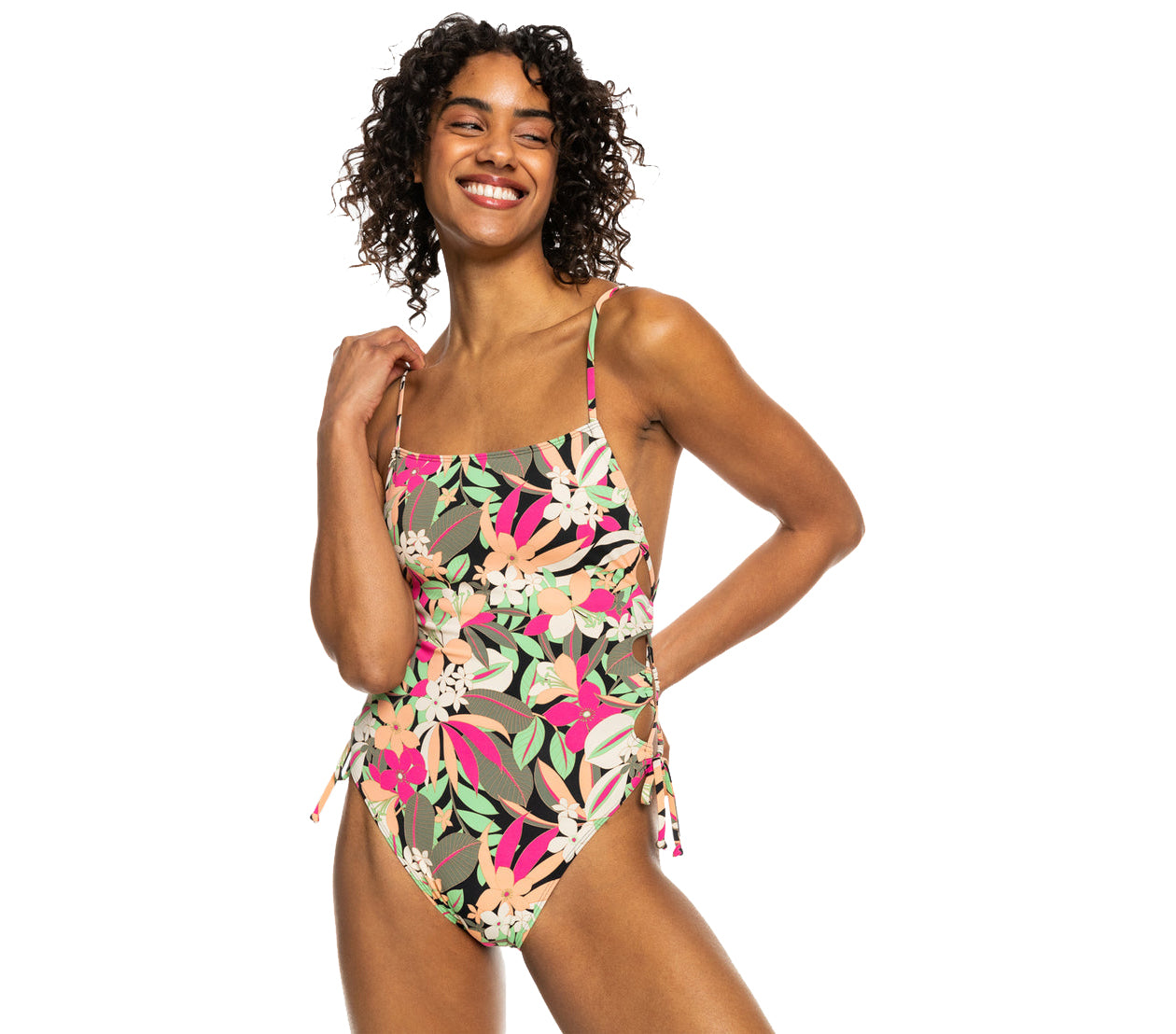 Roxy Printed Beach Classics Tie Up One Piece KVJ8 M