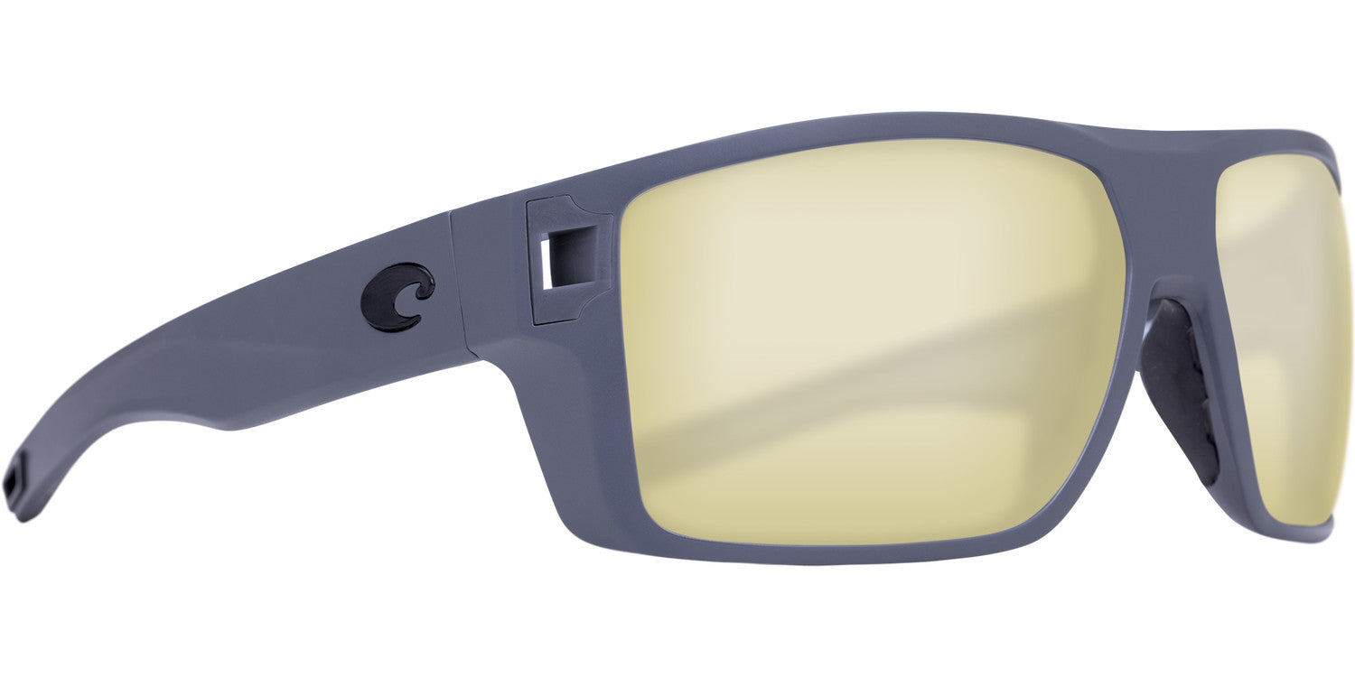 Costa Del Mar Diego Polarized Sunglasses  MatteGray SilverSunrise 580P