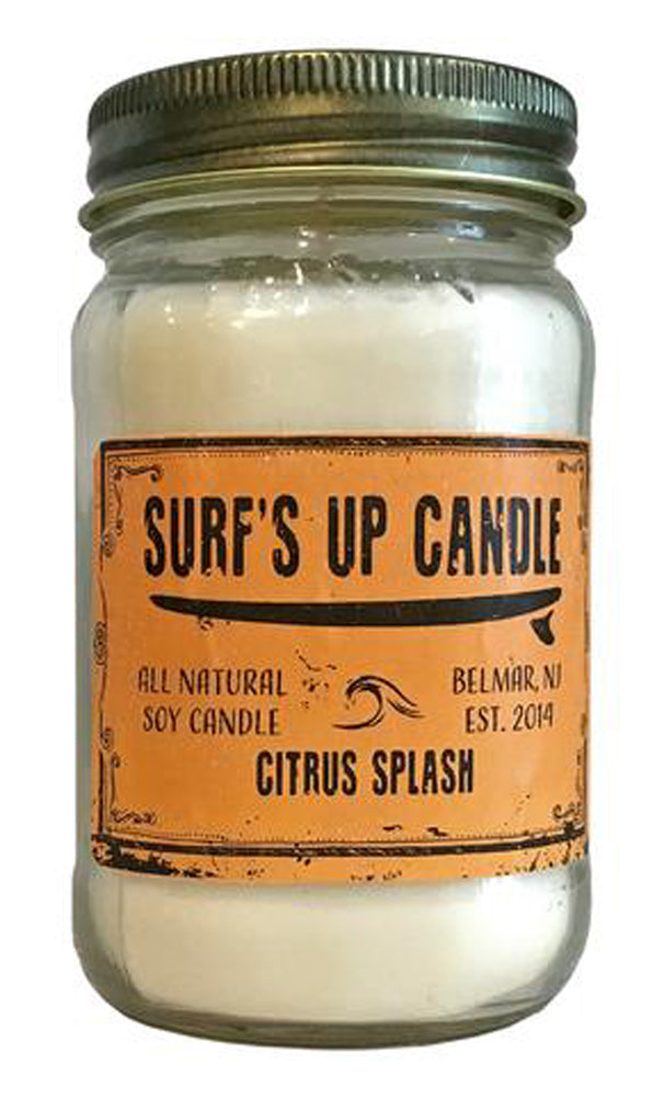 Surf's Up Mason Jar Candle Citrus Splash 8oz