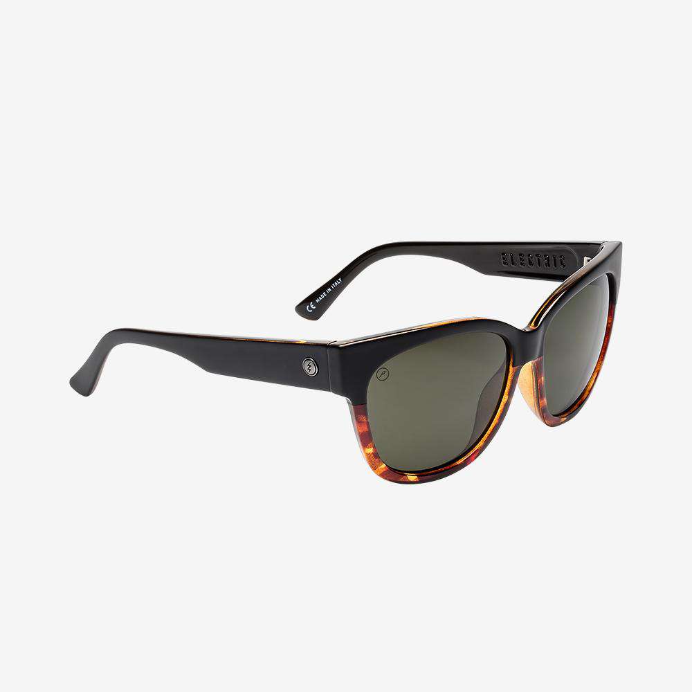 Electric Danger Cat Polarized Sunglasses Darkside Tort Ohm Grey Oversized
