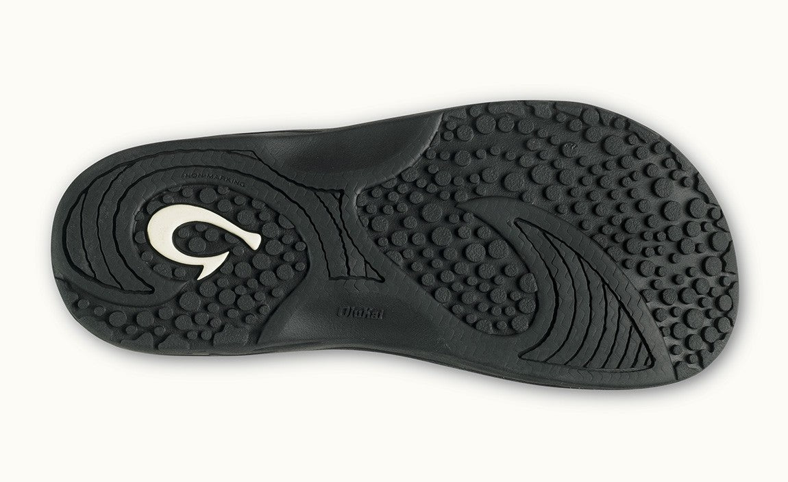 Olukai Hokua Mens Sandal 4042-Black-Dark Shadow 9