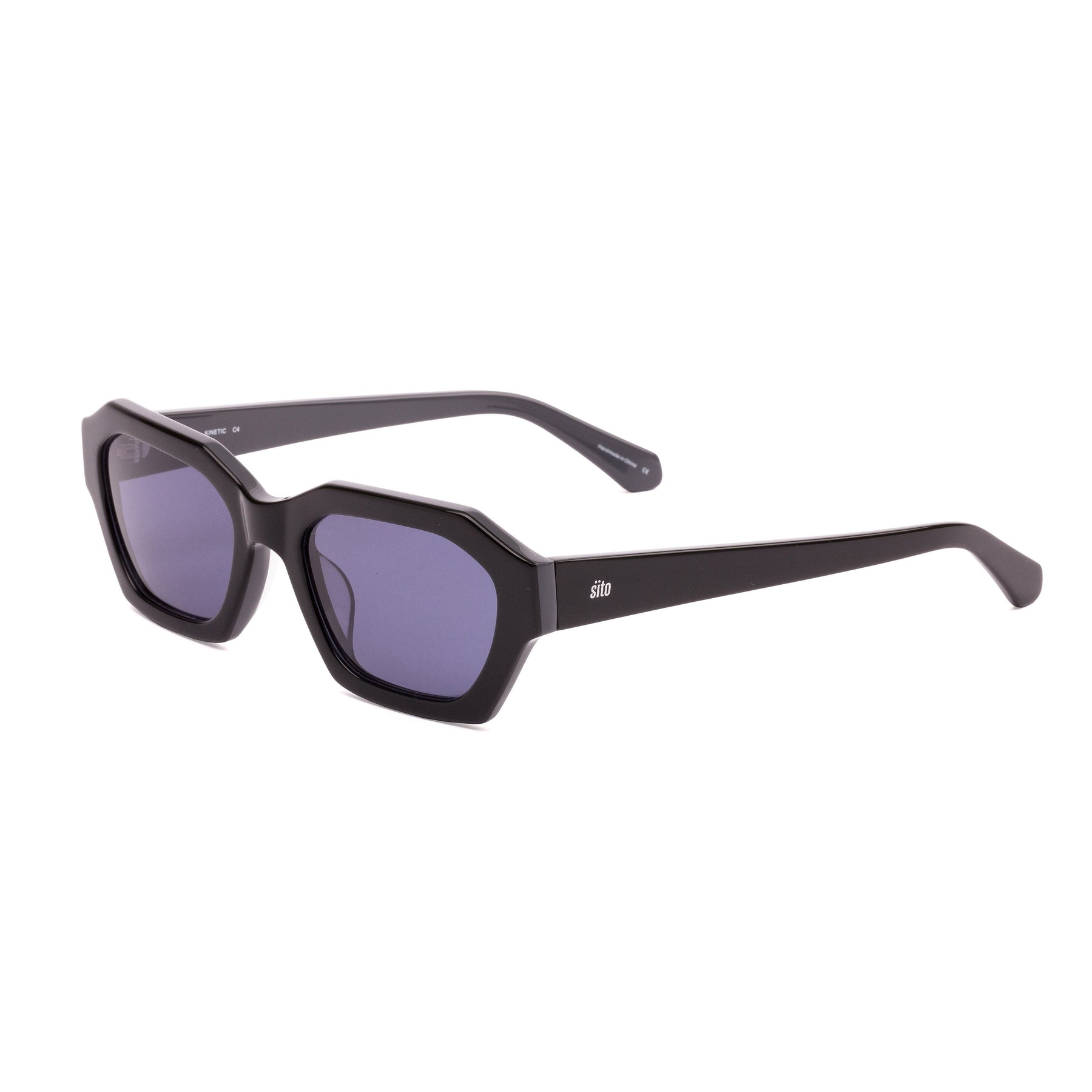 Sito Kinetic Polarized Sunglasses BlackGrey IronGrey