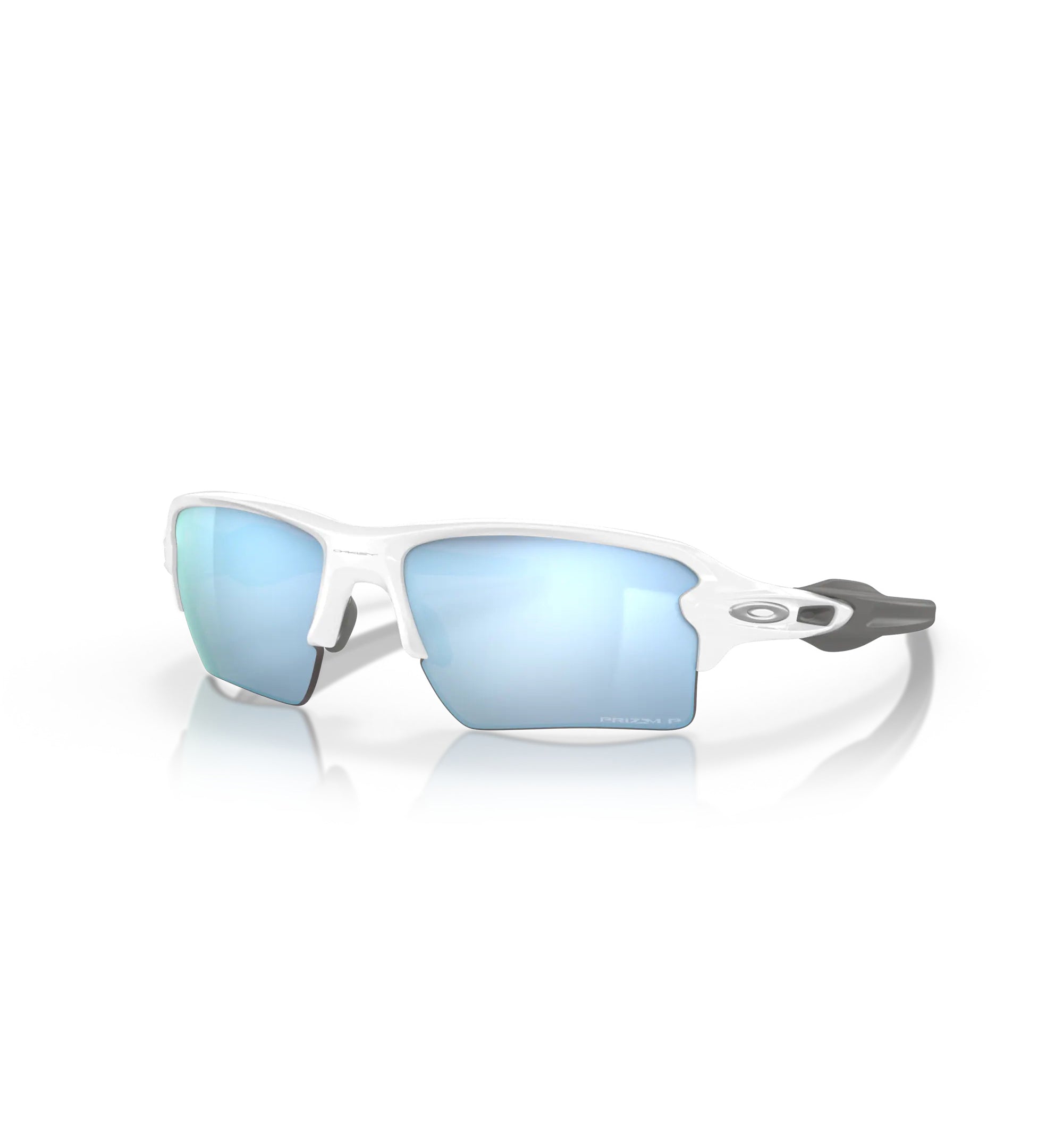 Oakley Flak 2.0 XL Polarized Sunglasses PolishedWhite PrizmDeepH20 Sport