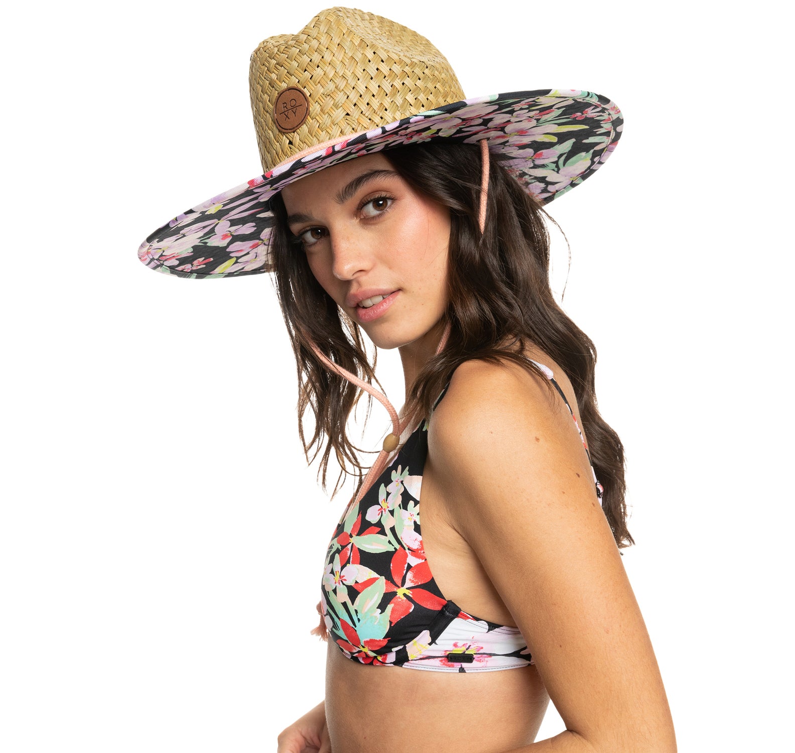 Roxy Pina To My Colada Straw Hat KVJ5 M/L