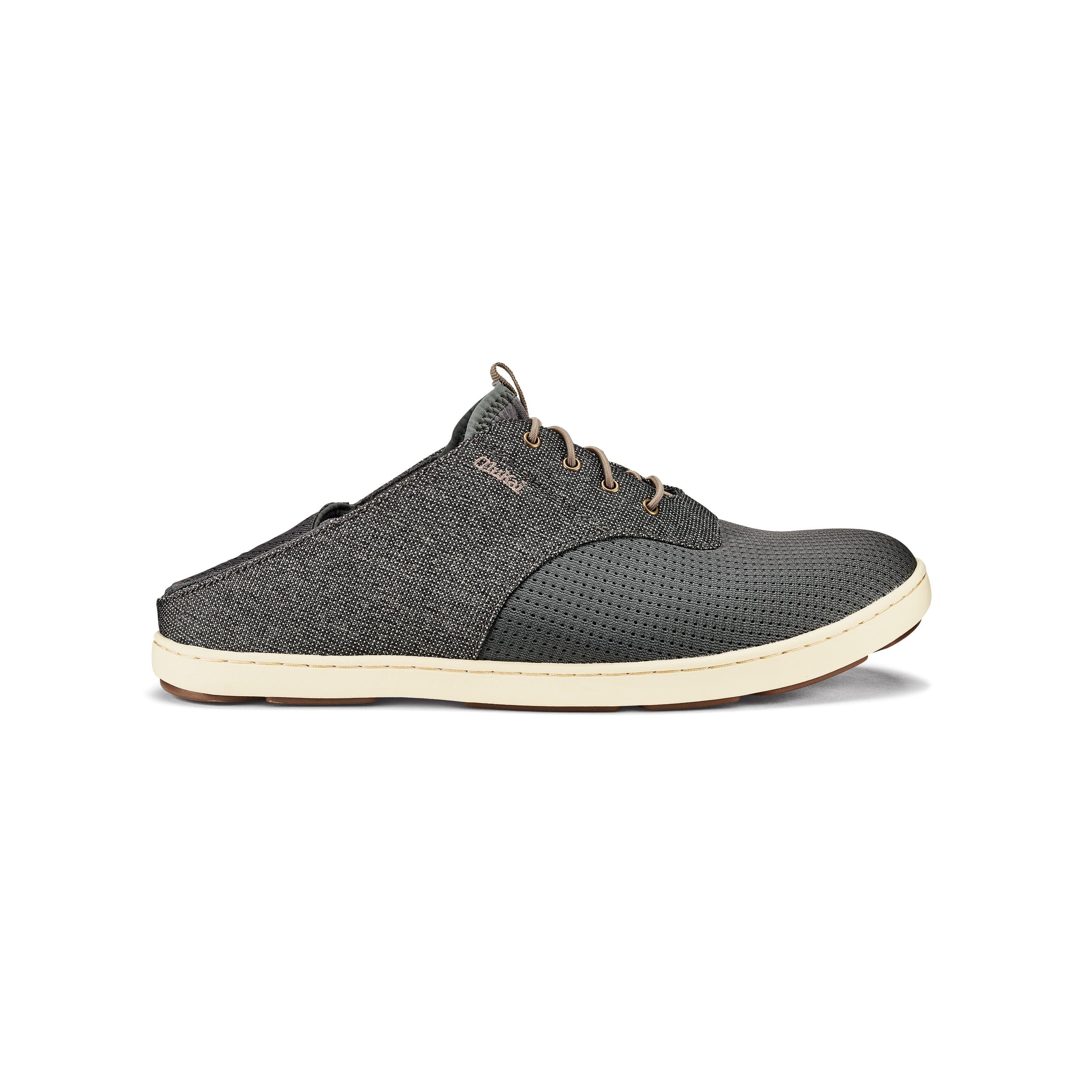 Olukai Nohea Moku Mens Shoe 2610-Charcoal-Clay 8.5