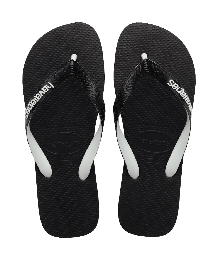 Havaianas Top Mix Mens Sandal 1069-Black-Black 9
