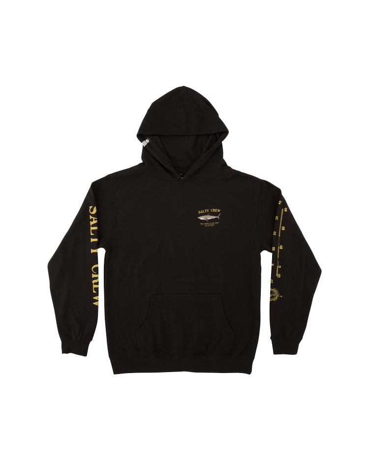 Salty Crew Bruce Boys Hood Fleece Black M