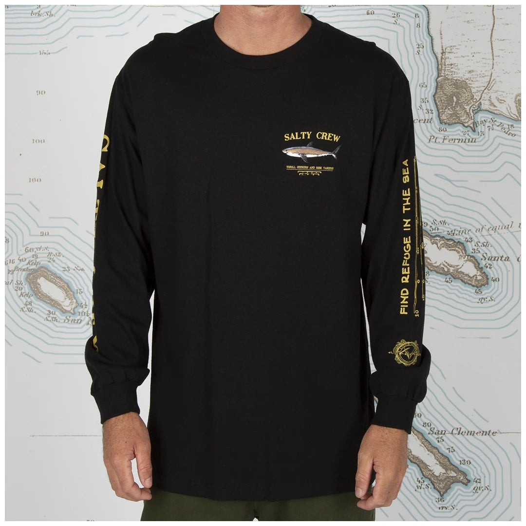 Salty Crew Bruce L/S Tee Black XL
