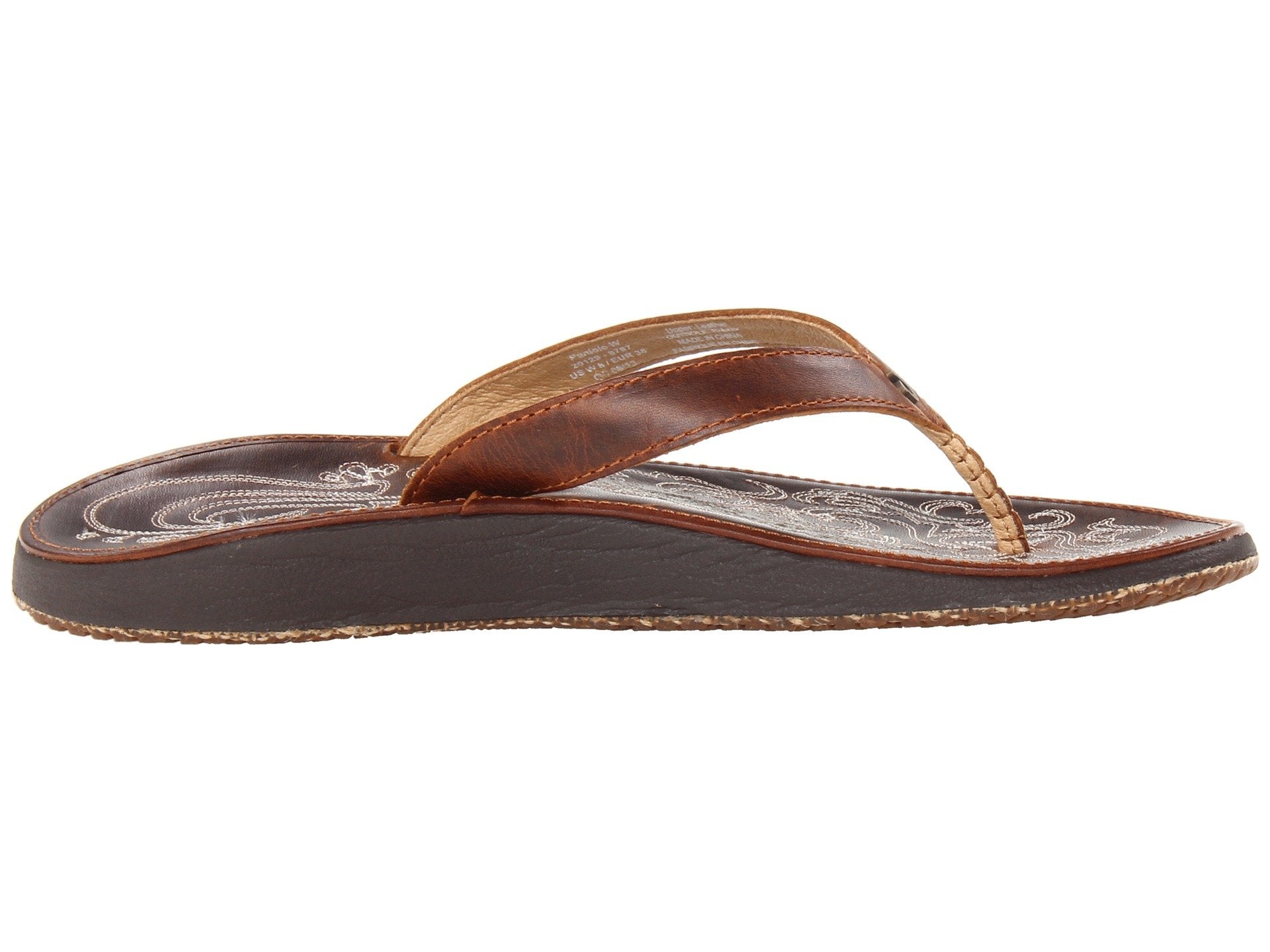 Olukai Paniolo Womens Sandal 8787-Natural-Natural 7