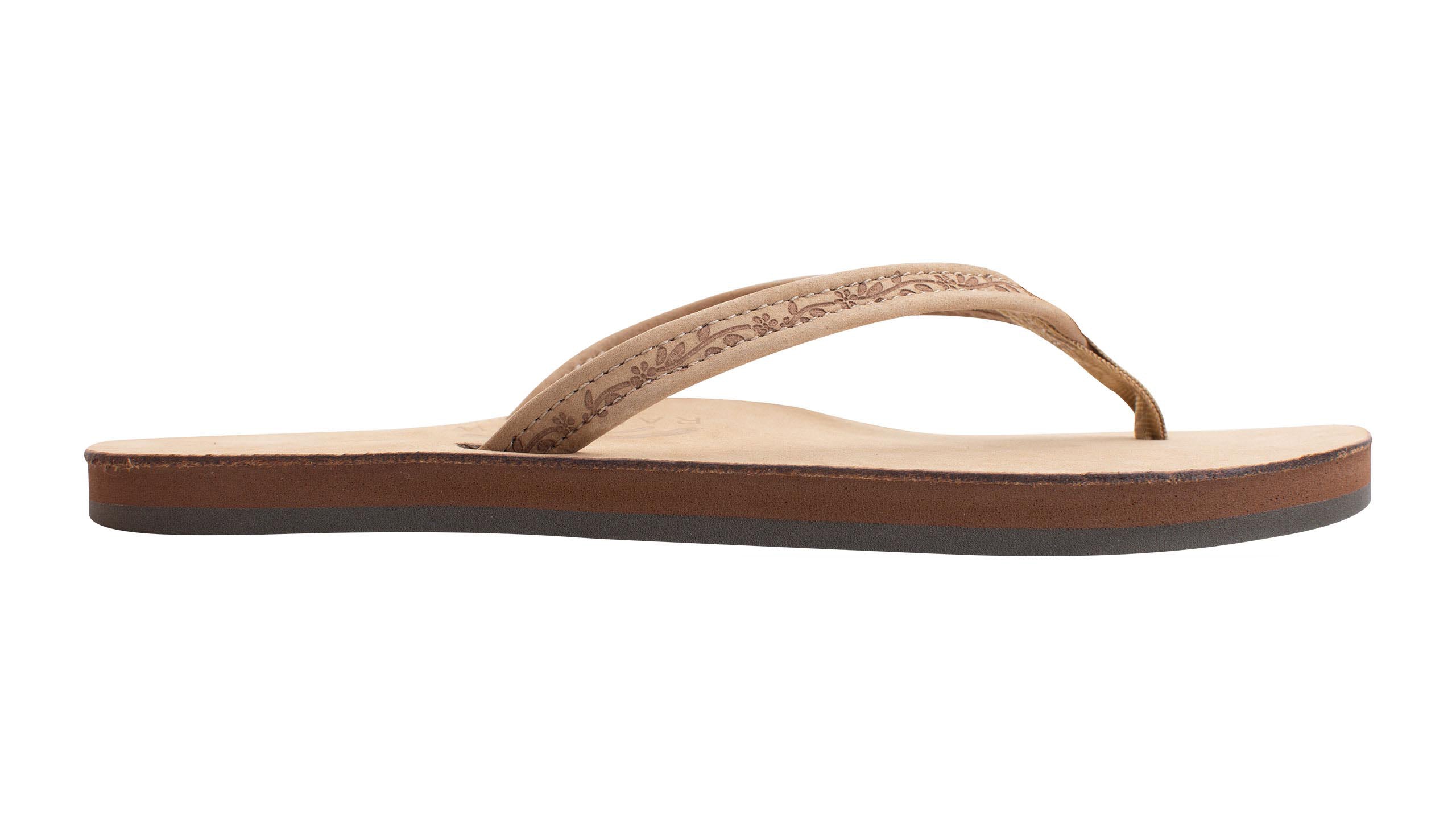 Rainbow Las Flores Womens Sandal Sierra Brown M