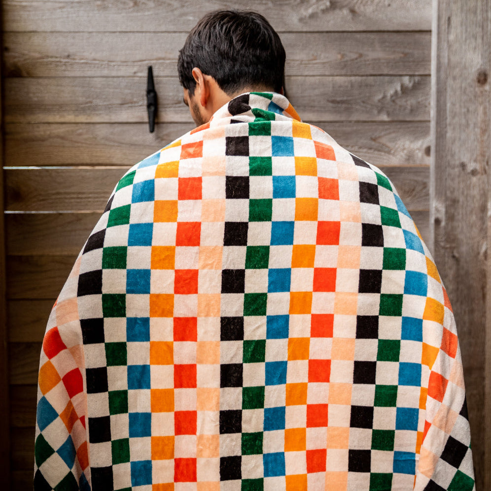 SlowTide Woven Towel Sundown Multi 40x70