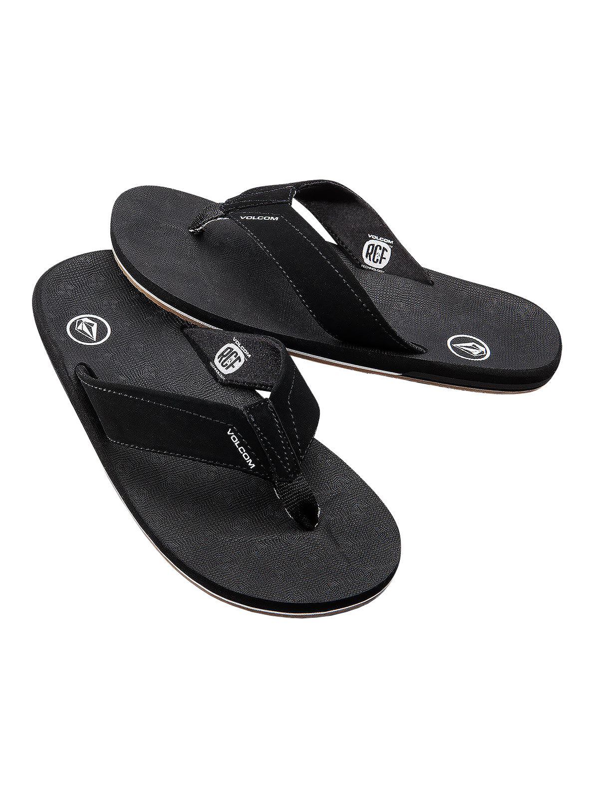 Volcom Victor Mens Sandal BLK23-Black 12