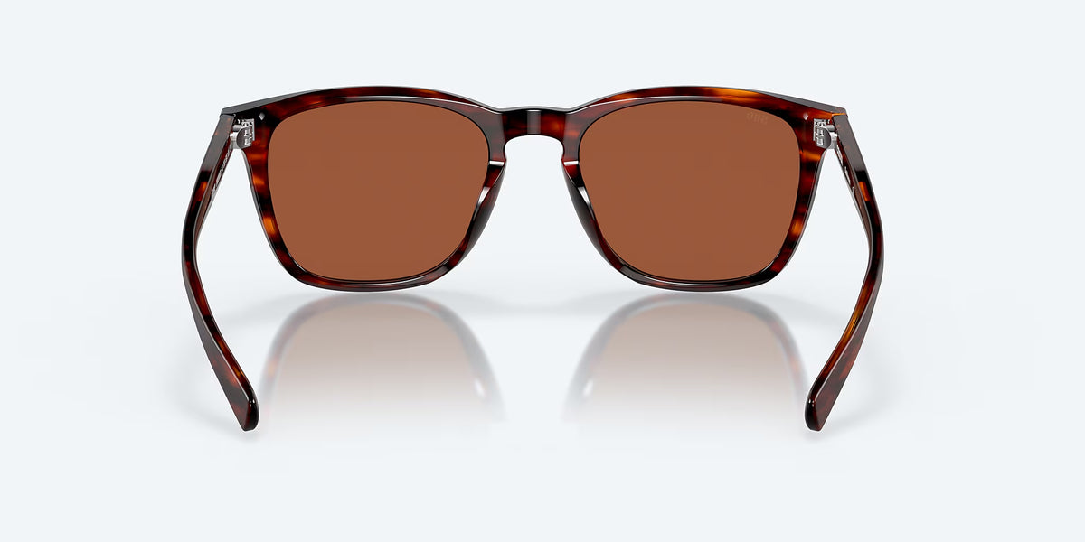Costa Del Mar Sullivan Polarized Sunglasses MatteTortoise GreenMirror 580G