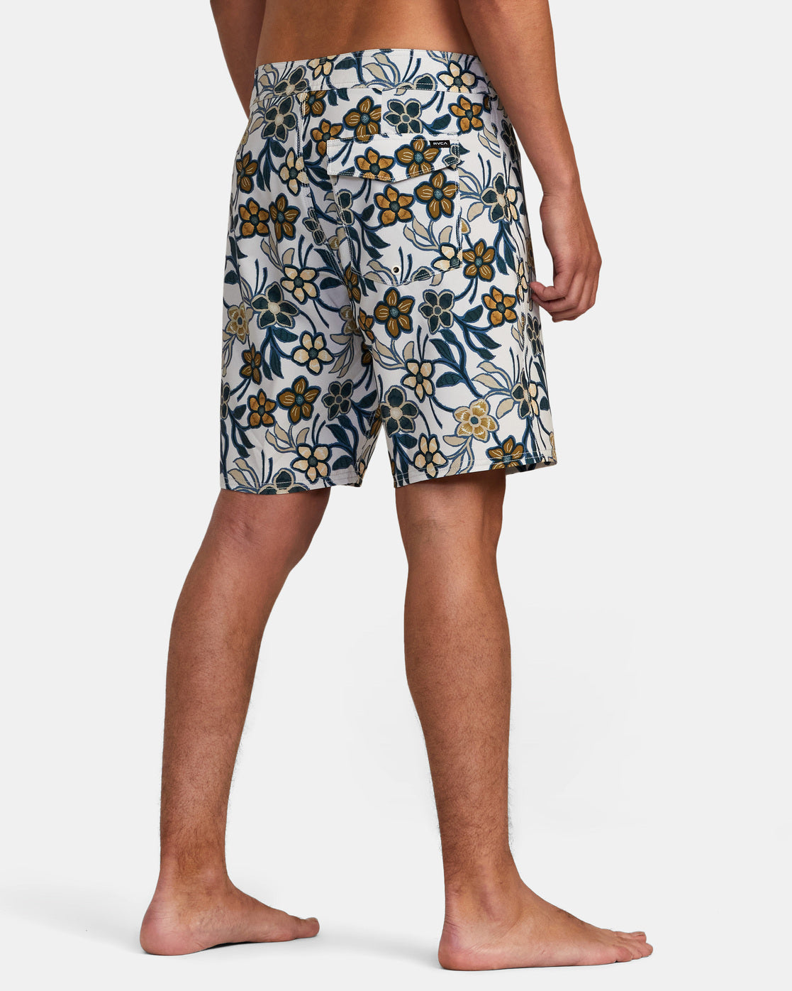 RVCA VA Print Trunk SLB-Silver Beach 34