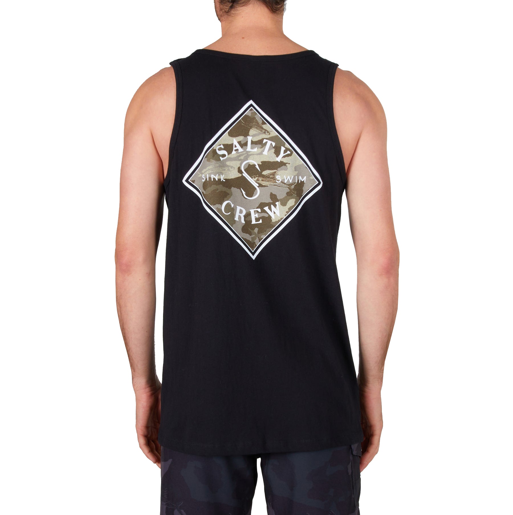 Salty Crew Tippet Lineup Tank BLK S