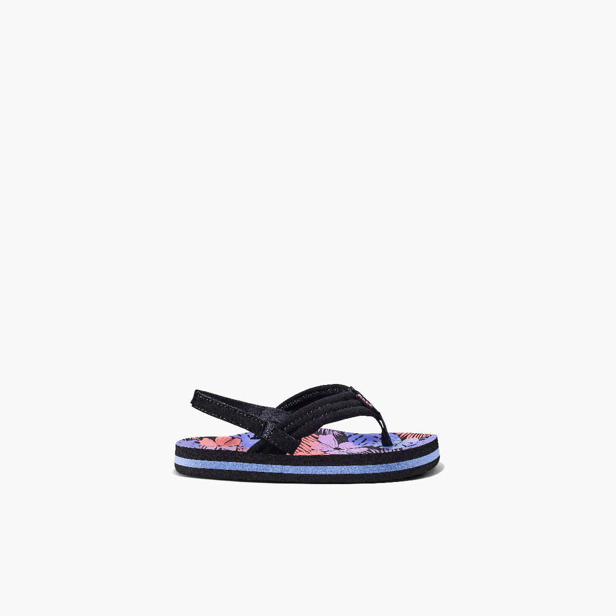 Reef Little Ahi Girls Sandal Purple Fronds 6 C