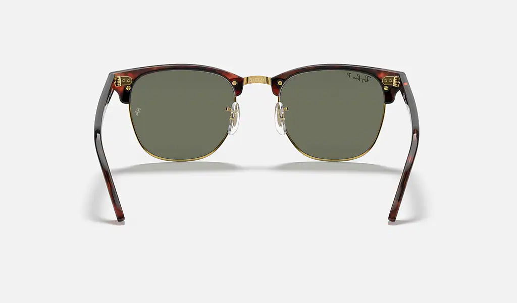 Ray Ban Clubmaster Sunglasses RedHavana G-15Green Rimless