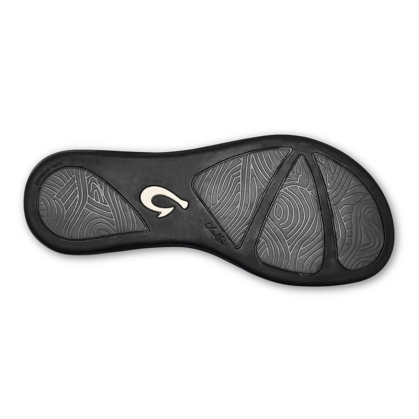 Olukai Honu Womens Sandal 4040-Black-Black 10