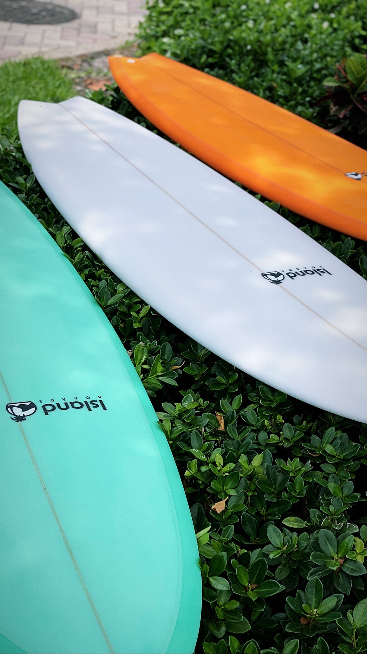 Island Boards Funshape Coke Bottle Green 7ft2in