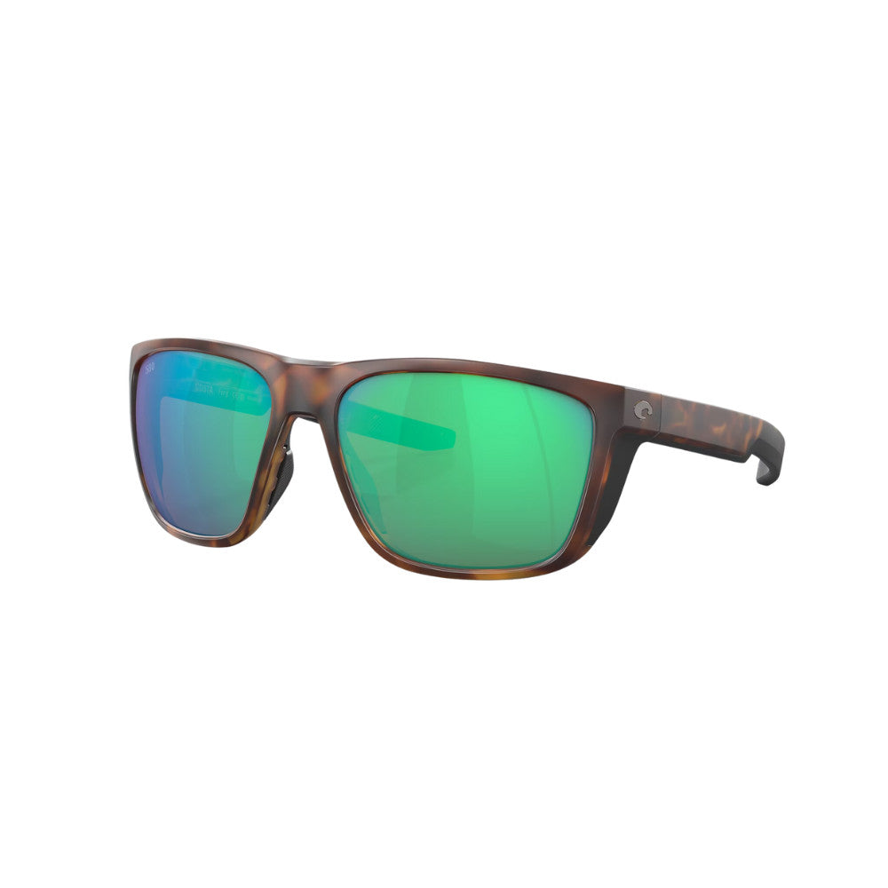Costa Del Mar Ferg Polarized Sunglasses MatteTortoise GreenMirror 580G