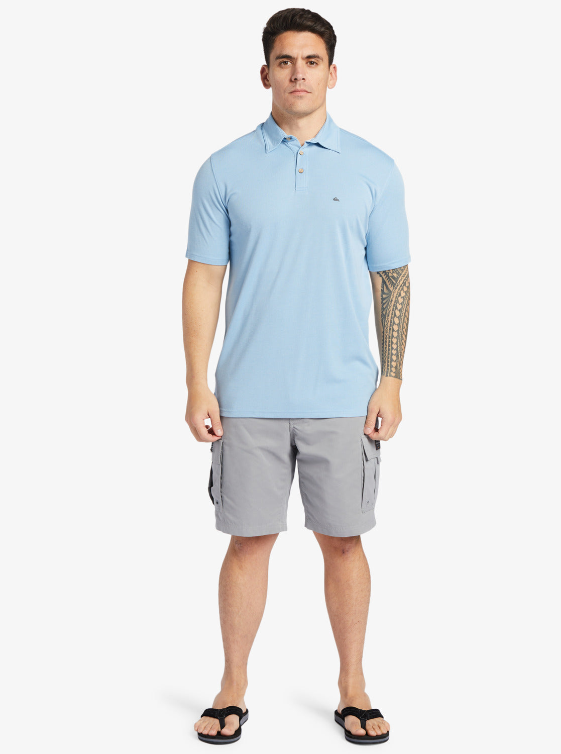 Quiksilver Waterman Waterpolo SS Polo Shirt BHC0 M