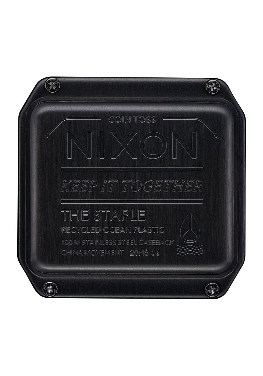 Nixon The Staple Watch 010-Black-Gold