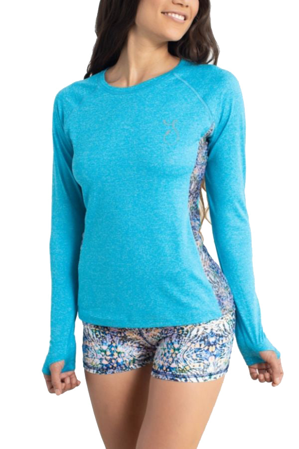 Reel Skipper Vented Performance Top Caribbean XL