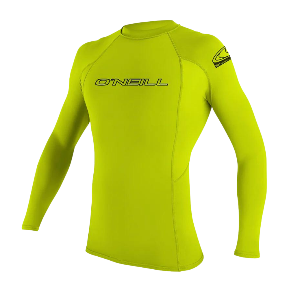 O'Neill Youth Performance Fit LS Rashguard 187-Lime 4
