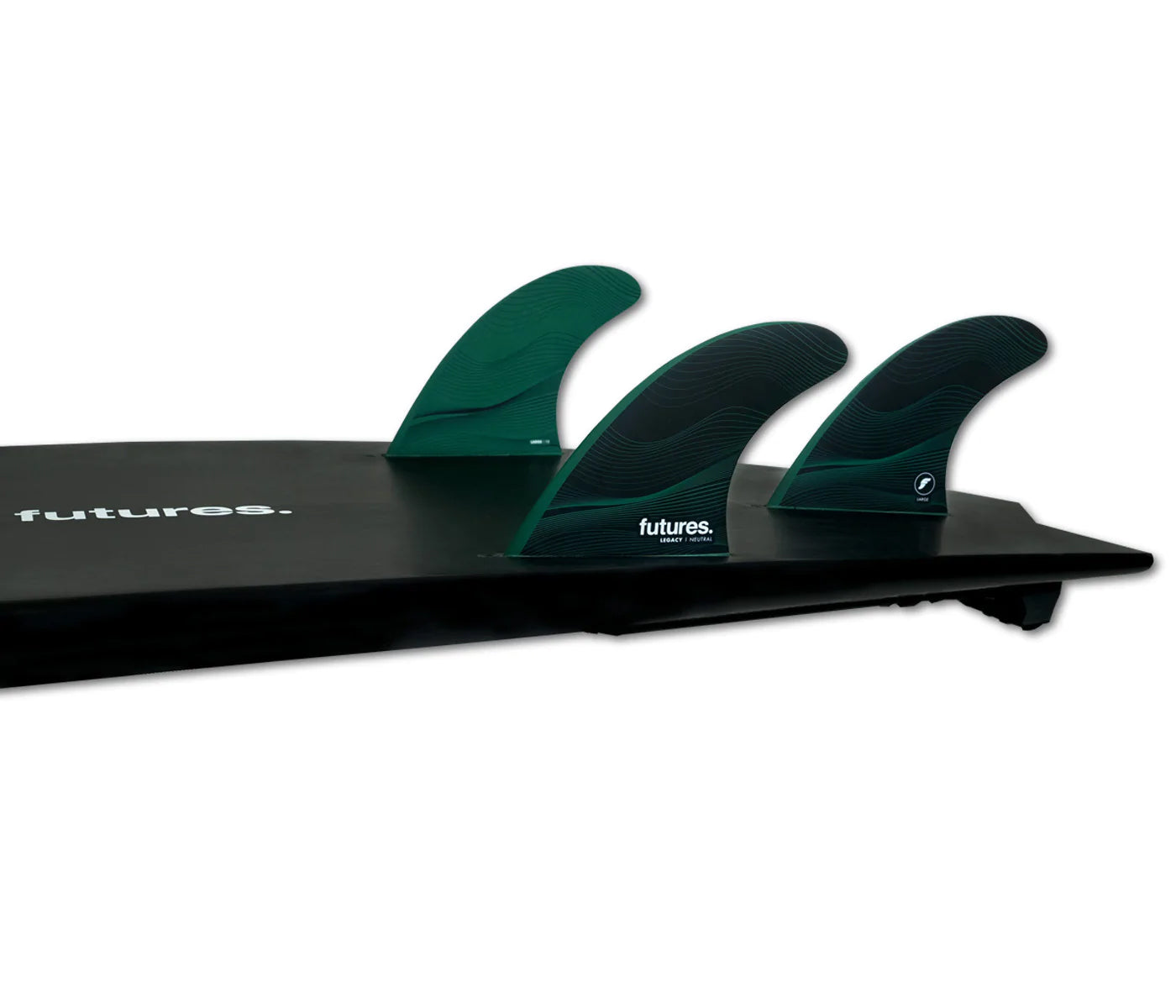 Future Fins F8 Honeycomb 5-Fin Set Green L
