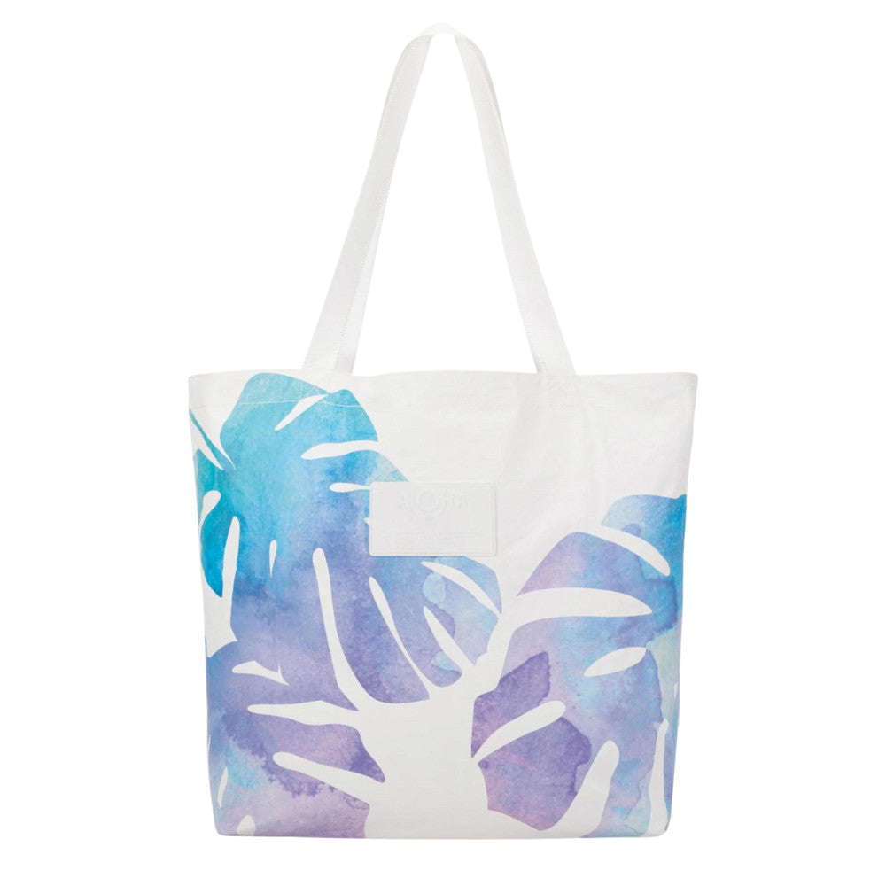 Aloha Reversable Tote Bag Monstera Shade OS