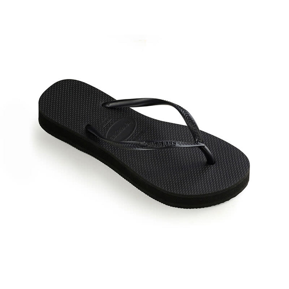 Havaianas Slim Flatform Womens Sandal 0090-Black 7