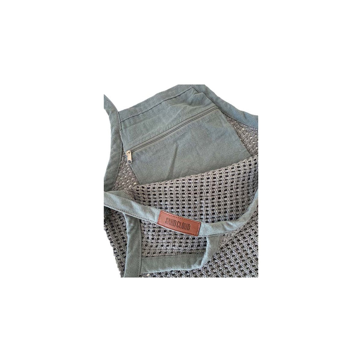 Sand Cloud Net Market Bag Grey